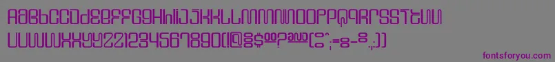 Dssupervix-Schriftart – Violette Schriften auf grauem Hintergrund