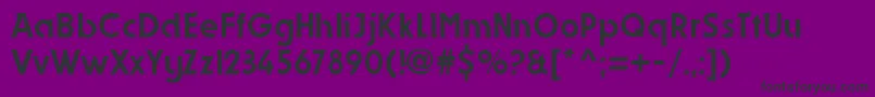 Шрифт DynastyRegular – чёрные шрифты на фиолетовом фоне