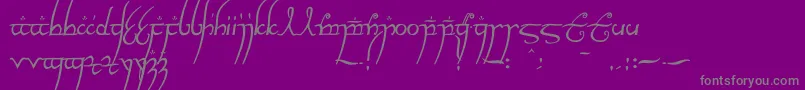 fuente Elvish ffy – Fuentes Grises Sobre Fondo Morado