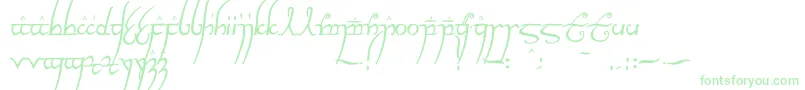 Elvish ffy-Schriftart – Grüne Schriften