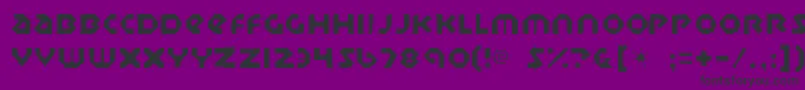 Sudburybasingaunt Font – Black Fonts on Purple Background