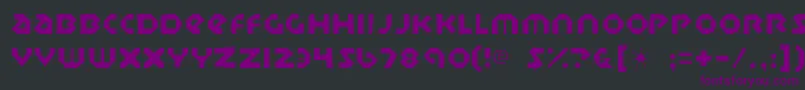 Sudburybasingaunt Font – Purple Fonts on Black Background
