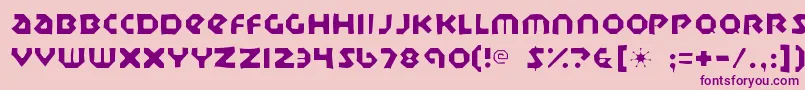 Sudburybasingaunt Font – Purple Fonts on Pink Background