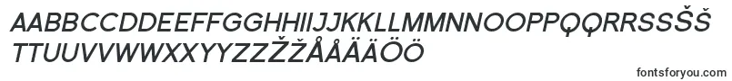 フォントFlorencesansScBoldItalic – フィンランドのフォント