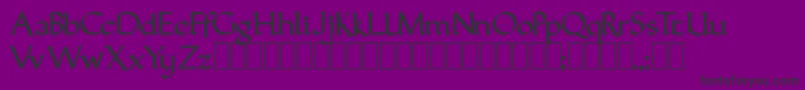 Froman Font – Black Fonts on Purple Background