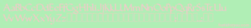 Froman Font – Pink Fonts on Green Background