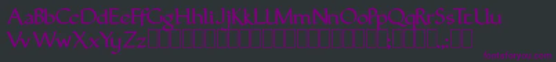 Froman Font – Purple Fonts on Black Background