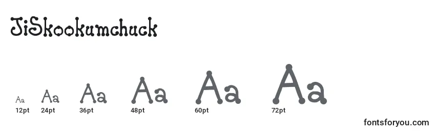 JiSkookumchuck Font Sizes