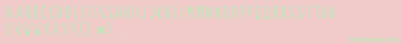 ClarksSummit Font – Green Fonts on Pink Background