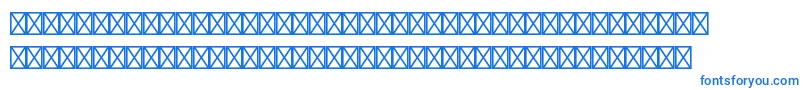 フォントEuroserifstdRegular – 白い背景に青い文字