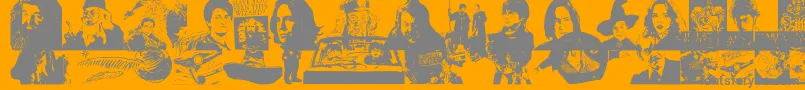 fuente HarryPotterAndTheDingbatFont – Fuentes Grises Sobre Fondo Naranja