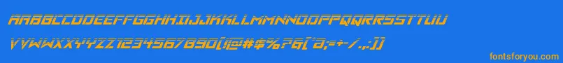 More about Vikingsquadhalfital Font Vikingsquadhalfital Font – Orange Fonts on Blue Background