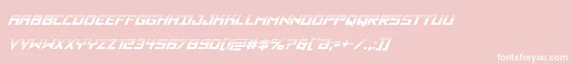フォントVikingsquadhalfital – ピンクの背景に白い文字