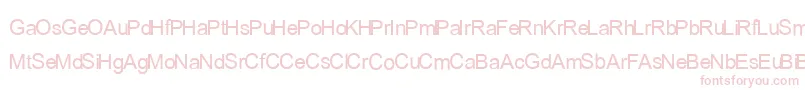 EsriElements Font – Pink Fonts on White Background