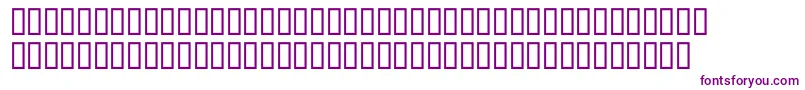McsAbhaSpoted-Schriftart – Violette Schriften auf weißem Hintergrund