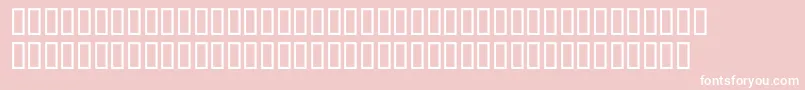 McsAbhaSpoted Font – White Fonts on Pink Background