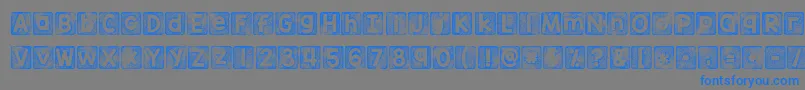 More about Kgthankyoustamp Font Kgthankyoustamp Font – Blue Fonts on Gray Background