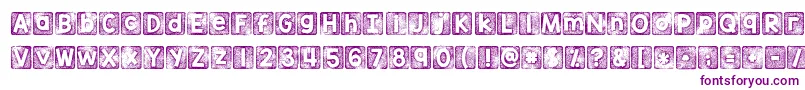 Lisätietoja Kgthankyoustamp-fontista Kgthankyoustamp-fontti – violetit fontit