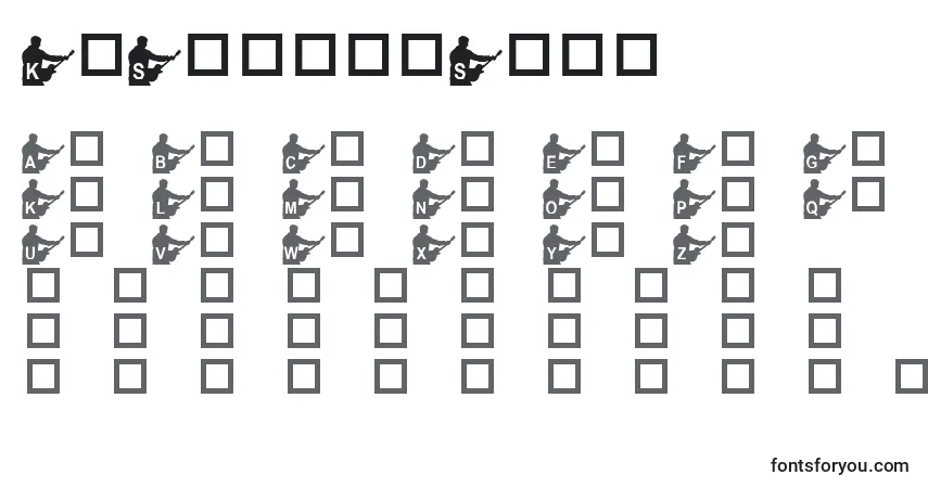 KrStevesSoloフォント–アルファベット、数字、特殊文字