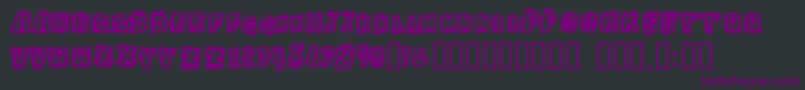 Dawgbox ffy Font – Purple Fonts on Black Background