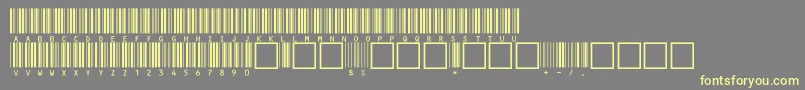 V100010-Schriftart – Gelbe Schriften auf grauem Hintergrund