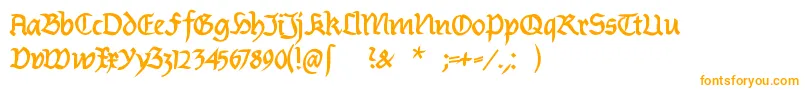 BurtinomaticDemibold Font – Orange Fonts