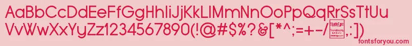 fuente TypoGroteskDemo – Fuentes Rojas Sobre Fondo Rosa