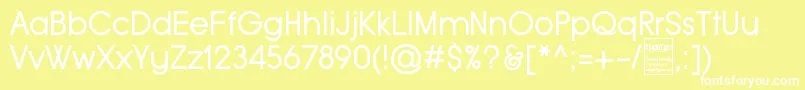 fuente TypoGroteskDemo – Fuentes Blancas Sobre Fondo Amarillo