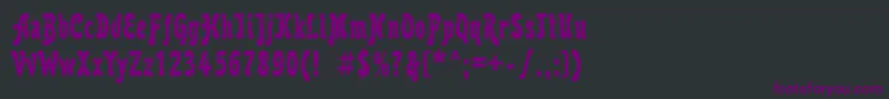 Karollatt Font – Purple Fonts on Black Background