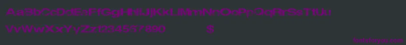 Bernalheights Font – Purple Fonts on Black Background