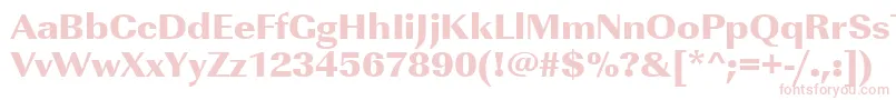Urwimperialtultbolwid Font – Pink Fonts on White Background
