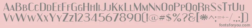 Engeexpa Font – Gray Fonts on Pink Background