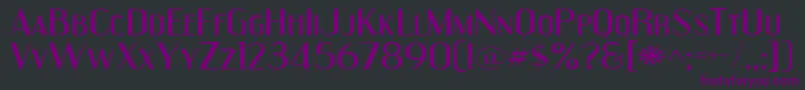 Engeexpa Font – Purple Fonts on Black Background