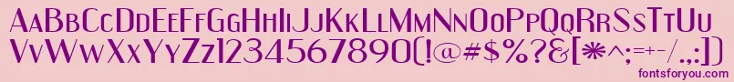 Engeexpa Font – Purple Fonts on Pink Background