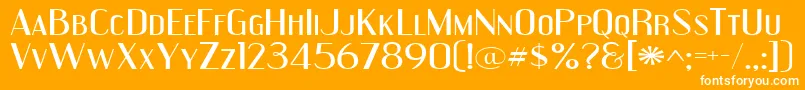 Engeexpa Font – White Fonts on Orange Background