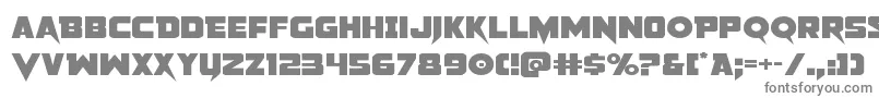 フォントPistoleerexpand2 – 白い背景に灰色の文字