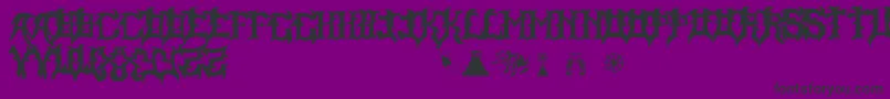 SlayerDragon Font – Black Fonts on Purple Background