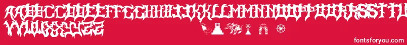 SlayerDragon Font – White Fonts on Red Background