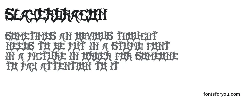 Обзор шрифта SlayerDragon