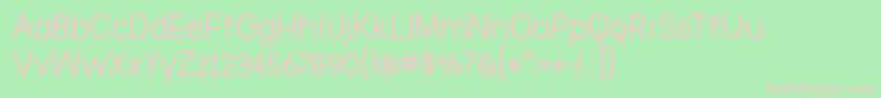 BmdTheBrooklynBold Font – Pink Fonts on Green Background