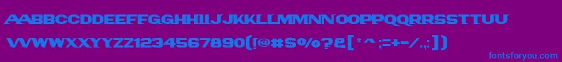 Więcej informacji o czcionce Panamlogotext Czcionka Panamlogotext – niebieskie czcionki na fioletowym tle