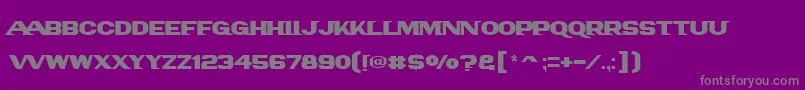 Panamlogotext Font – Gray Fonts on Purple Background