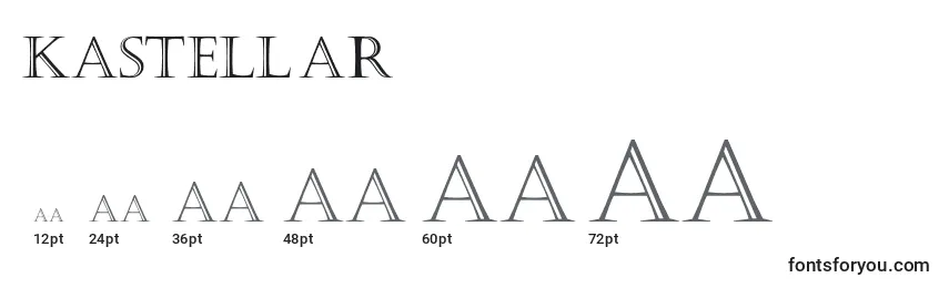 Размеры шрифта Kastellar