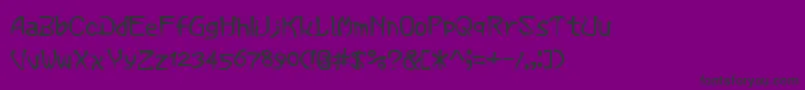 VerminMagic Font – Black Fonts on Purple Background