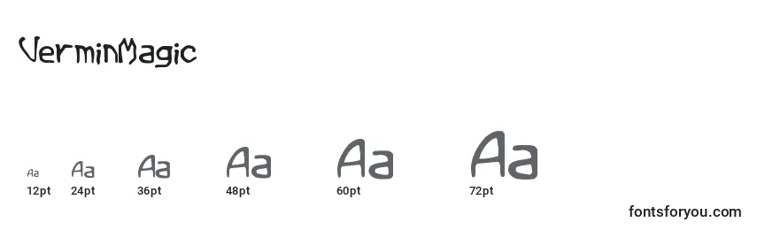 VerminMagic Font Sizes