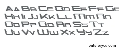 OuterLimitsExtendedItalic Font