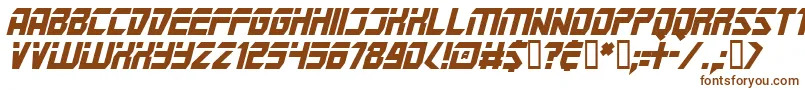 Шрифт MarspoliceI – коричневые шрифты