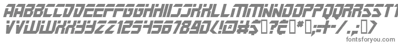 Шрифт MarspoliceI – серые шрифты на белом фоне