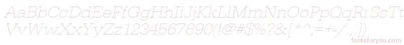 UrwegyptiennetextligextwidOblique Font – Pink Fonts