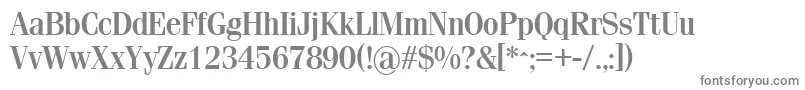 SimeizlightBold Font – Gray Fonts on White Background